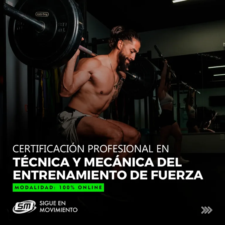 Certificación en técnica y mecánica del entrenamiento de fuerza