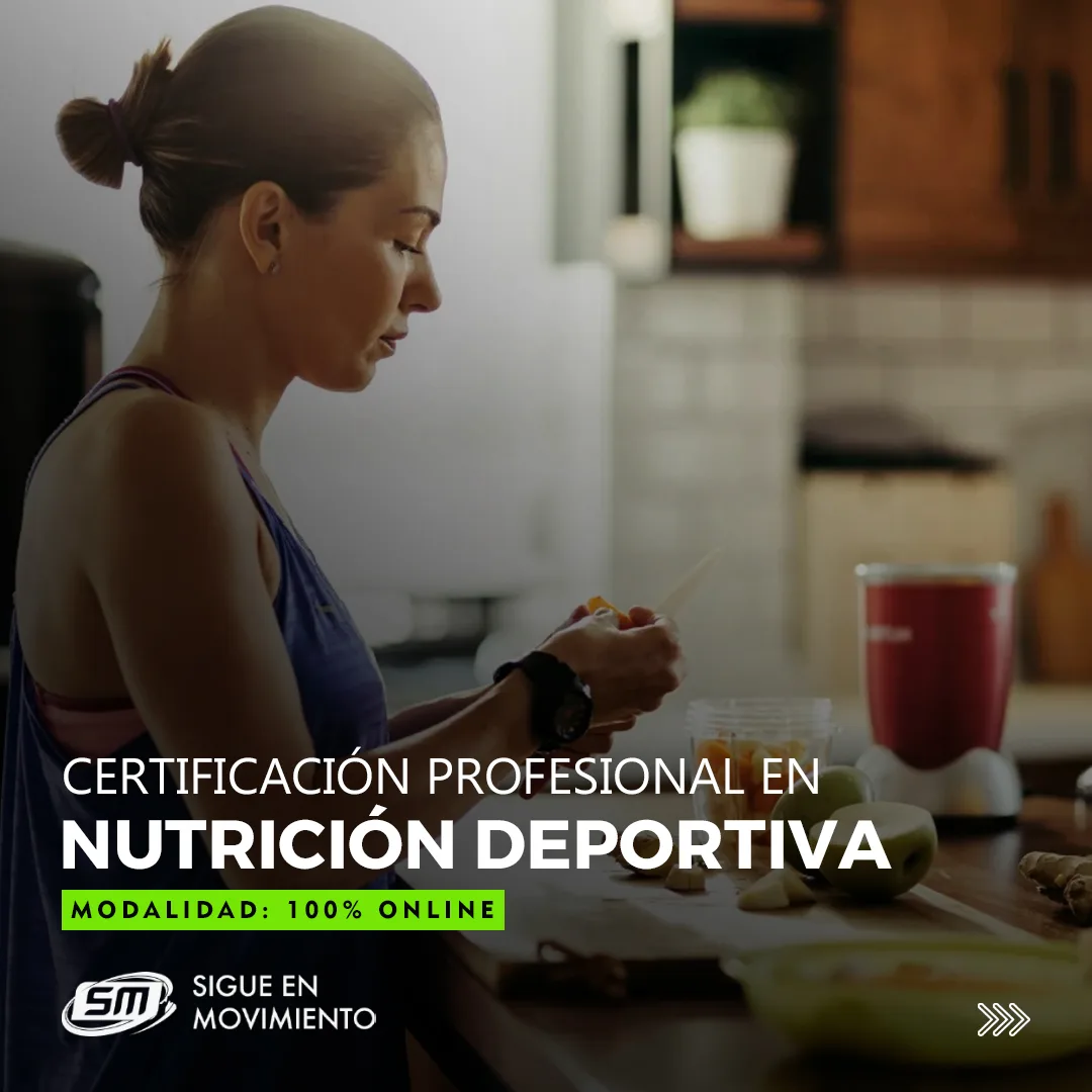 Certificación en nutrición deportiva