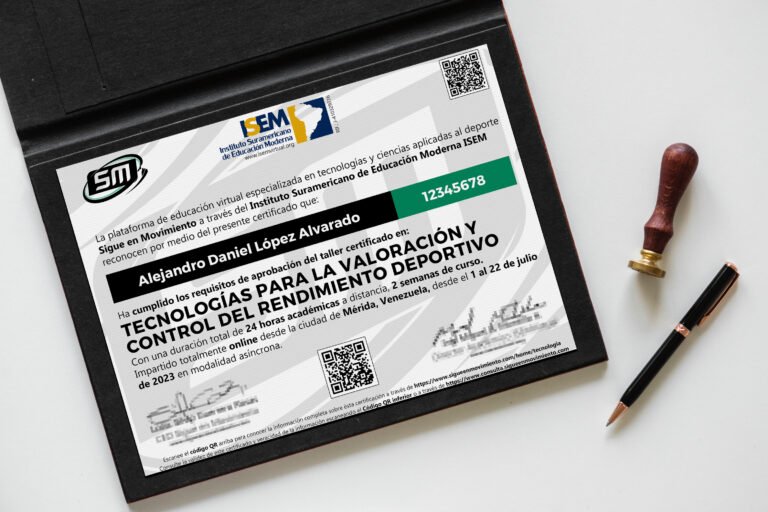 Certificado en tecnologías para valorar y controlar el rendimiento deportivo