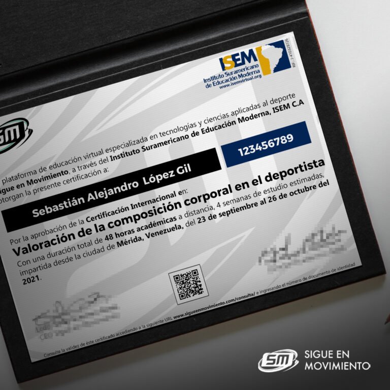 Certificación especializada en Composición Corporal